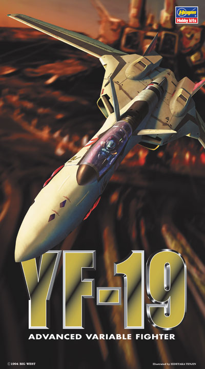 Macross [9] YF-19 1/72 Scale Model Kit