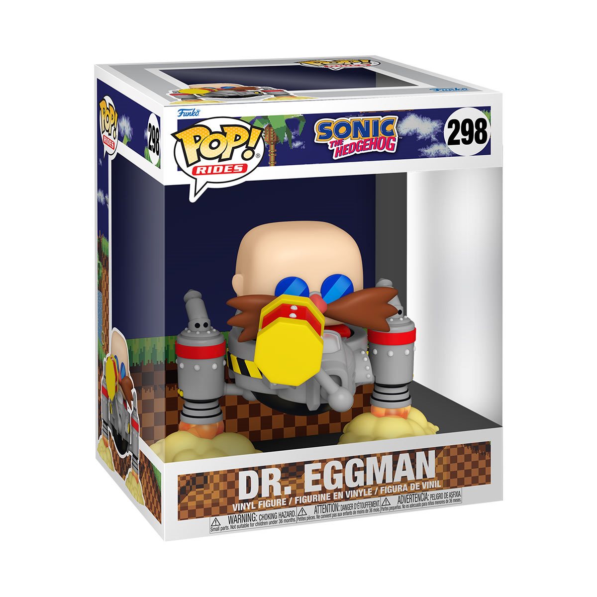 Sonic The Hedgehog Dr. Eggman Funko Pop! #298 Vinyl Ride