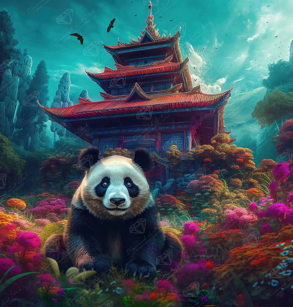 Diamond Art Club Zen Panda Diamond Painting Kit
