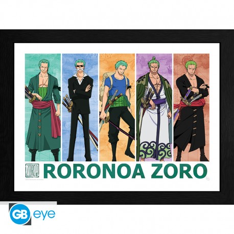 One Piece Pirate Hunter Zoro Framed Print