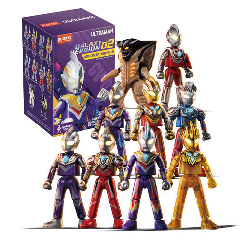 Ultraman Blokees Galaxy Version #02 New Generation Legend Blind Box [1 of 9]