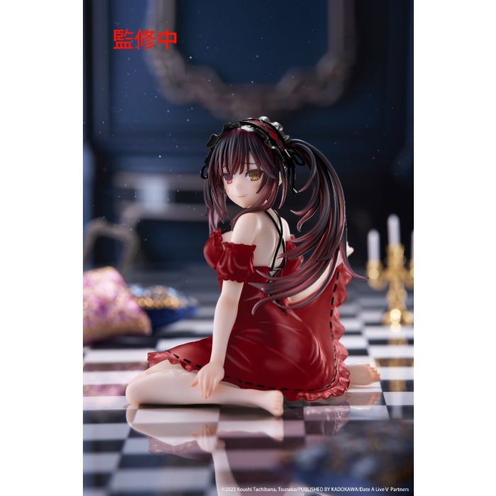 Date A Live Kurumi Tokisaki [Nightwear Ver.] Desktop Renewal Figure