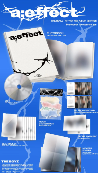 THE BOYZ [A;EFFECT] 10th Mini Album Photobook Movement Version
