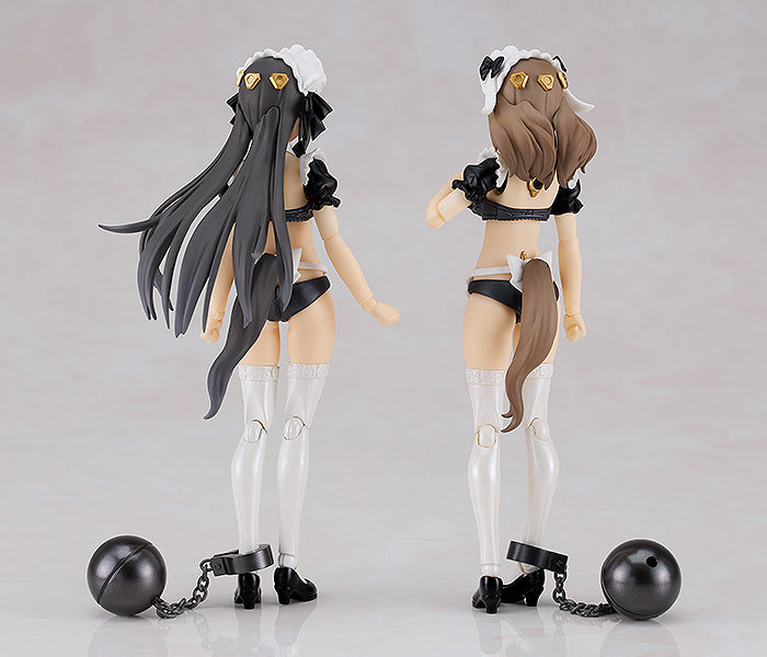 Guilty Princess Underwear Body Girl Ran & Jelly: Maid Ver. Set Plamax Model Kit
