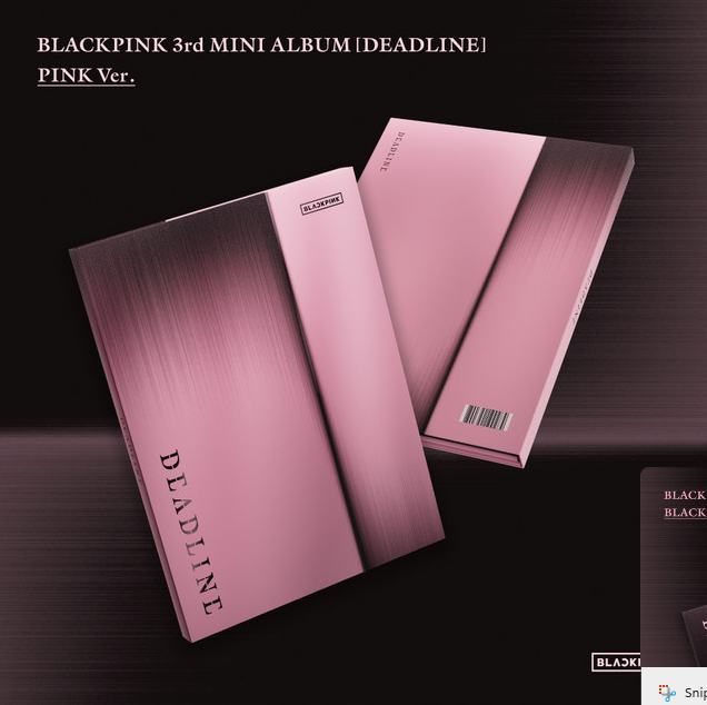 BLACKPINK [DEADLINE] 3rd Mini Album [Pink Ver.]