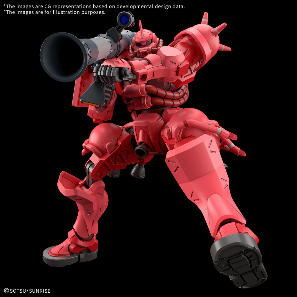Gundam GQuuuuuuX MS-06S Char's Zaku GQ HG 1/144 Scale Model Kit