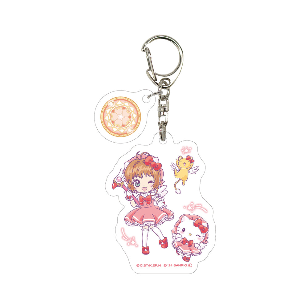 Cardcaptor Sakura x Sanrio Kinomoto Sakura & Hello Kitty Acrylic Key Chain