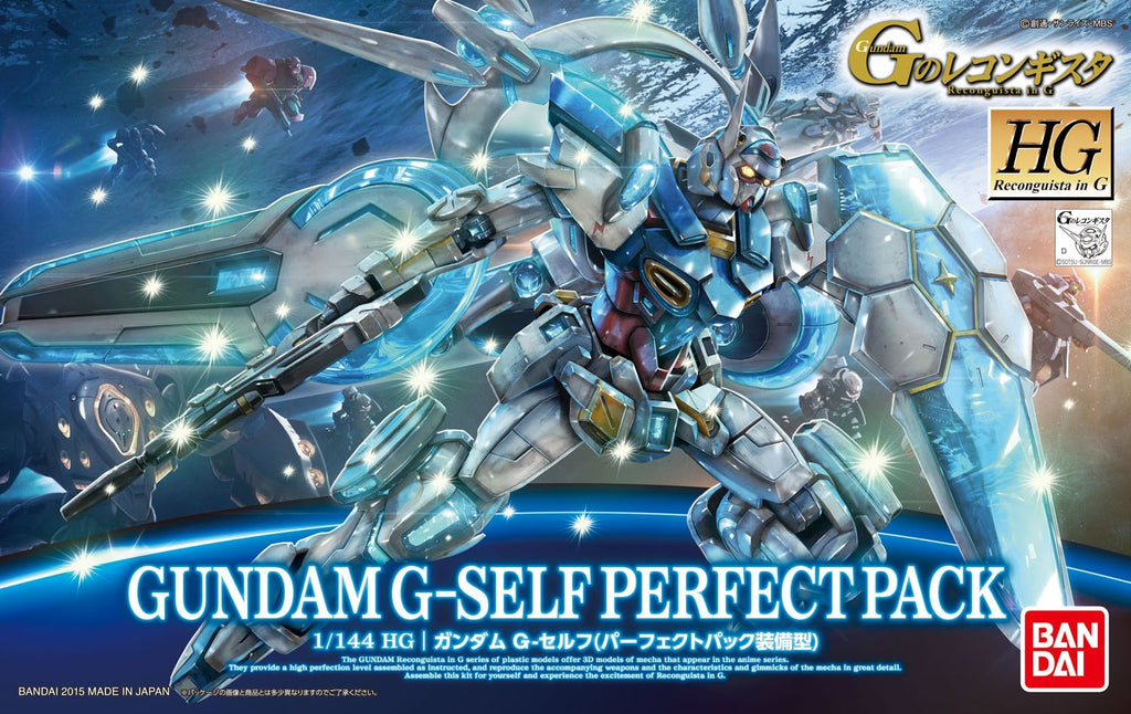 Gundam Reconguista in G HG G-RECO #17 Gundam G-Self with Perfect Pack 1/144 Scale Model Kit