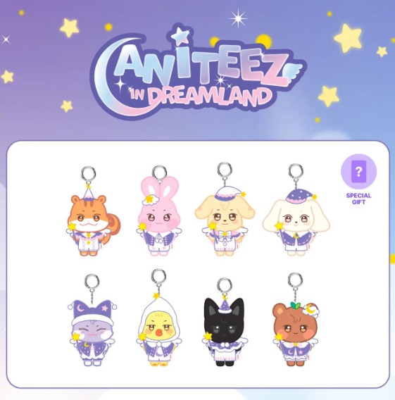 ATEEZ: [ANITEEZ In Dreamland] Plush Keyring Guardian Angel