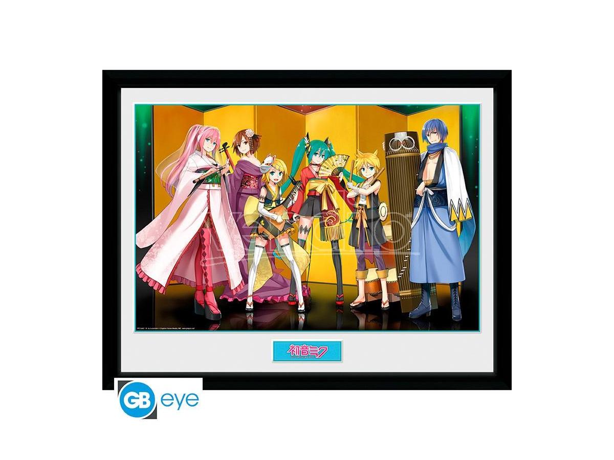 Hatsune Miku Kuroshishi Unit Framed Print