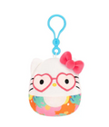 Sanrio Tropical Hello Kitty Squishmallow 3.5 Inch Plush Clip