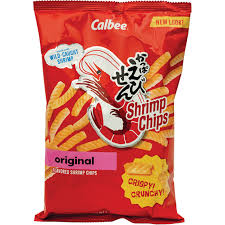 Calbee Shrimp Chips 4oz Bag