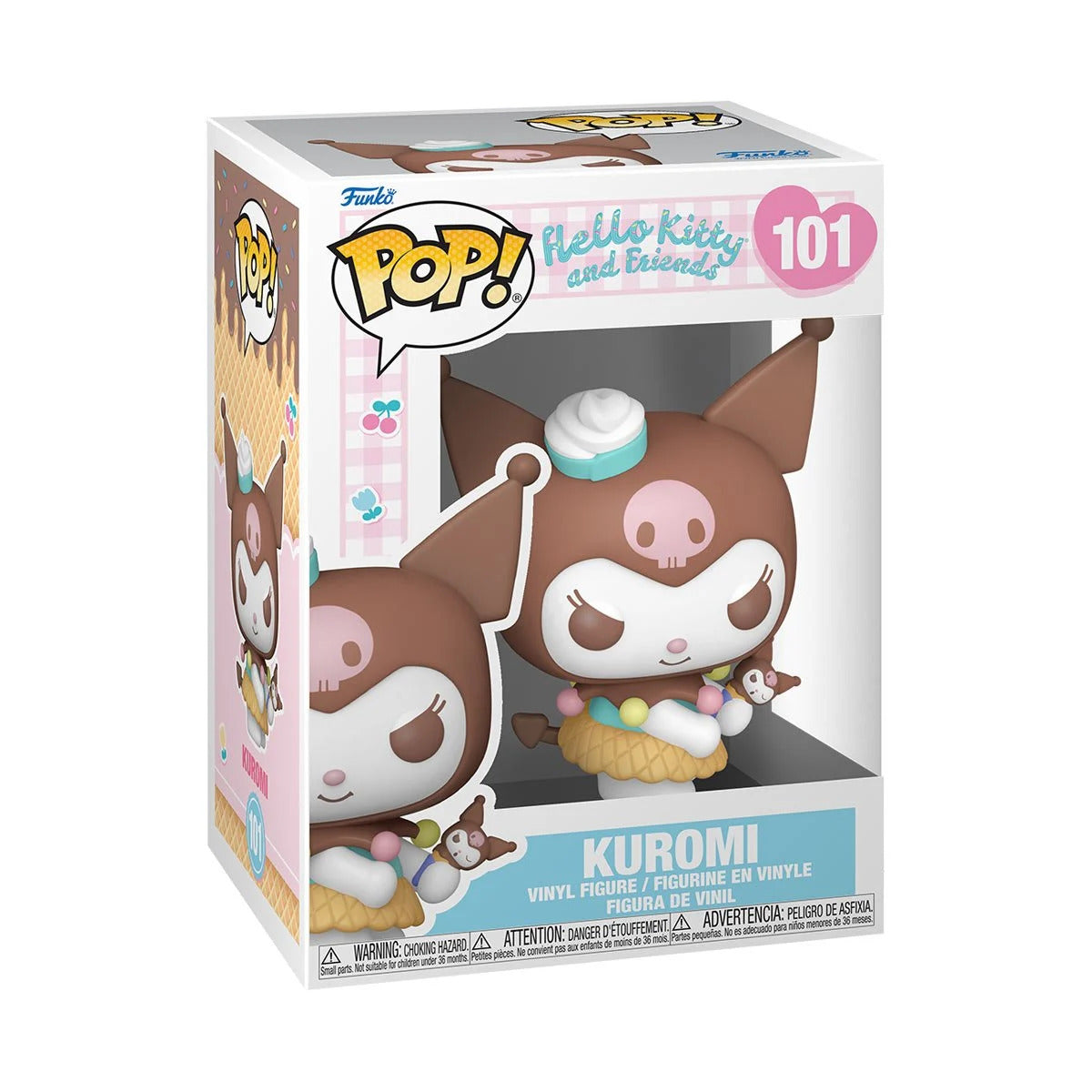 Hello Kitty and Friends Kuromi [Ice Cream] Funko Pop! #101 Vinyl Figure