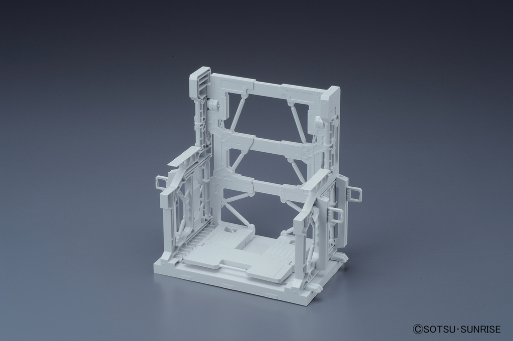 Bandai Hobby Builders Parts System Base 001 White Model