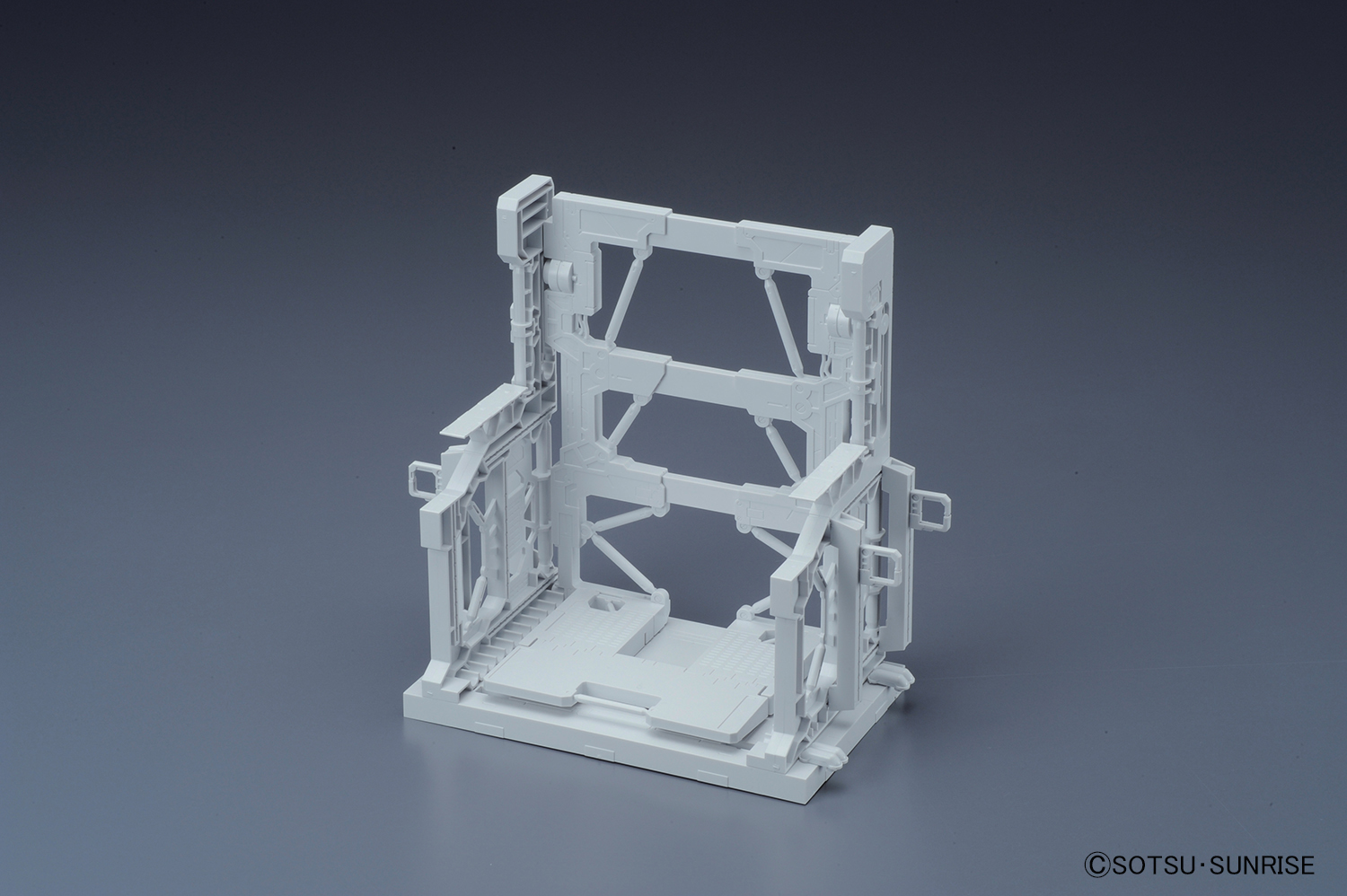 Bandai Hobby Builders Parts System Base 001 White Model
