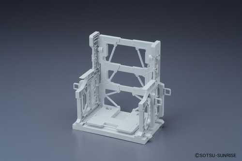 Bandai Hobby Builders Parts System Base 001 White Model