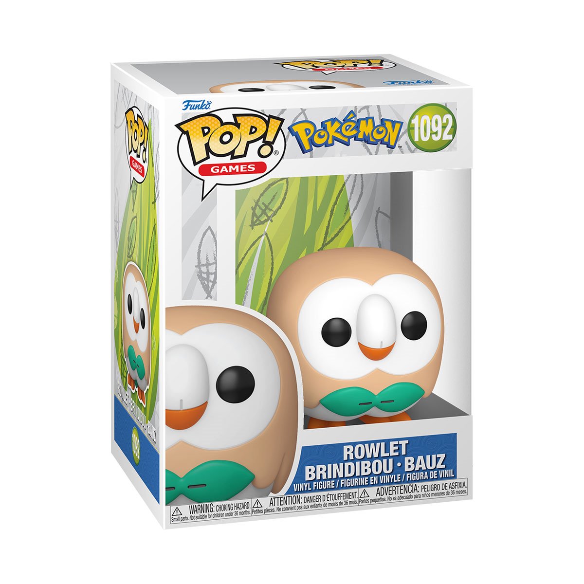 Pokemon Rowlet Funko Pop! #1092 Vinyl Figure