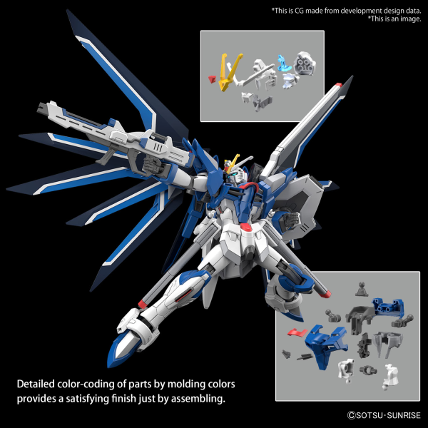 Gundam Seed Freedom HGCE #243 Rising Freedom Gundam 1/144 Scale Model Kit