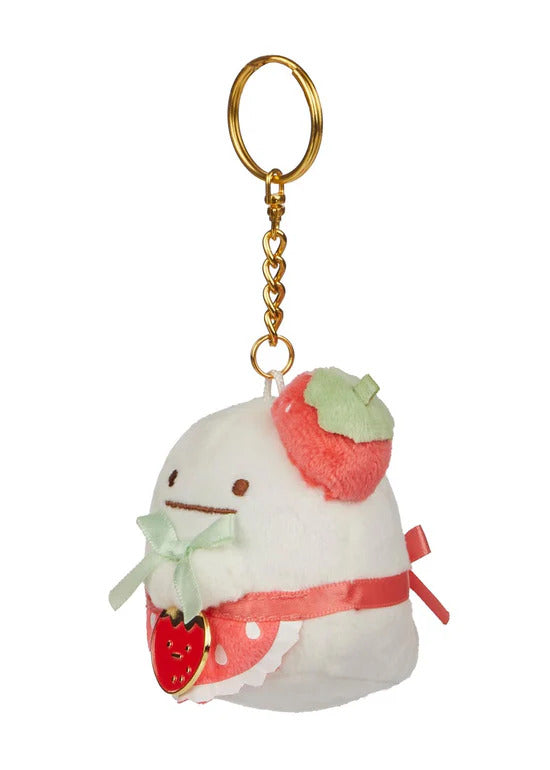 San-X Original Sumikkogurashi Obake [Strawberry Series] 3" Plush Keychain