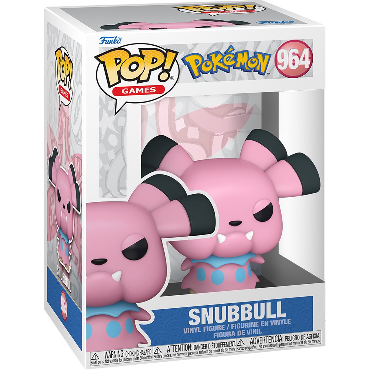 Pokemon Snubbull Funko Pop! #964 Vinyl Figure