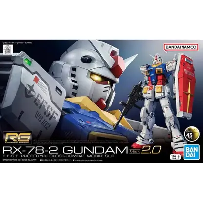 Gundam Mobile Suit RG #40 RX-78-2 Ver 2.0 1/144 Scale