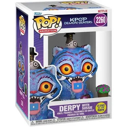KPop Demon Hunters Derpy with Sussie Glow-in-the-Dark Funko Pop! Figure #2260
