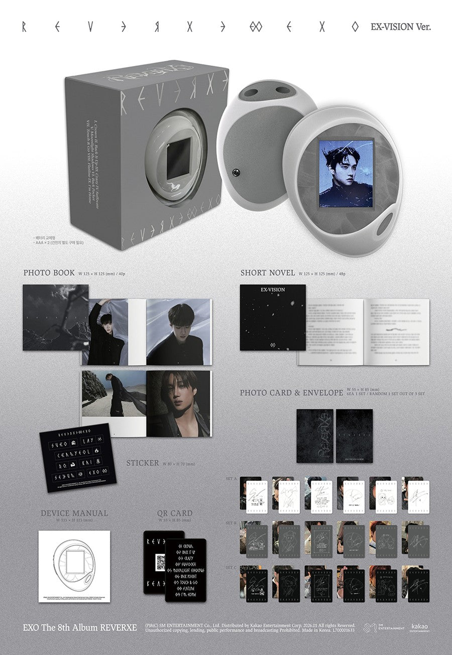 Exo [Reverxe] The 8th Album [Ex-Vision Ver.] [Smart Album]