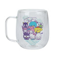 Hello Kitty & Friends 11 Oz Double Wall Glass Mug