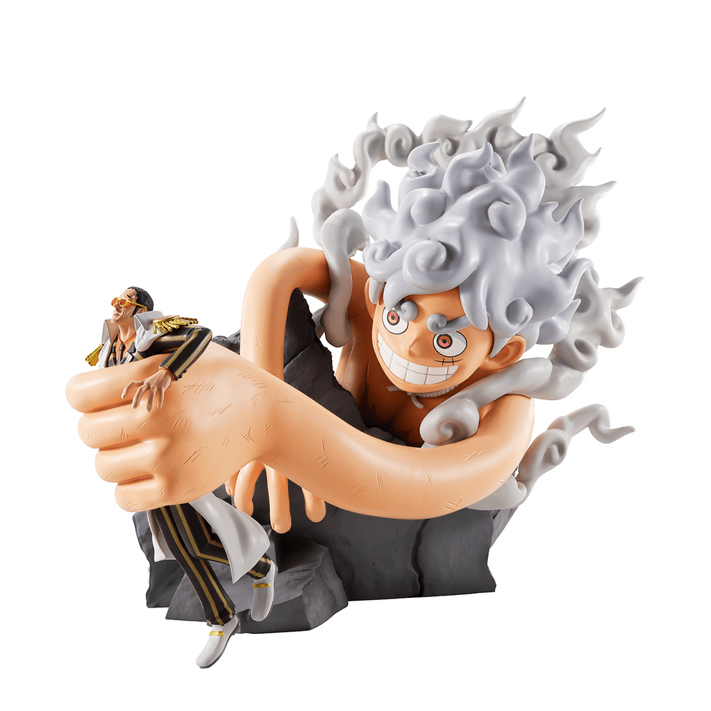 One Piece Monkey D. Luffy Gear 5 vs Borsalino Burst of Energy Revible Moment Ichibansho Figure