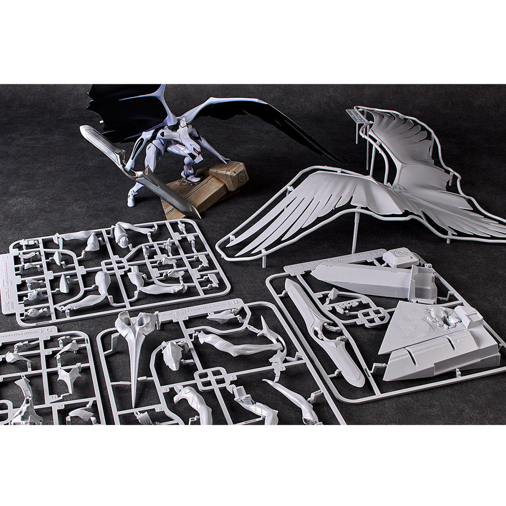 The End of Evangelion Evangelion Mass Production Type Attack Artpla Sculpture Works Unpainted Model Kit