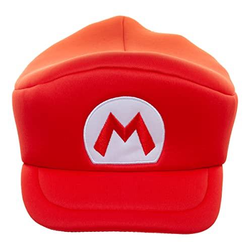 Super Mario Bros Embroidered Mario M Patch Men’s Red Beret Cap