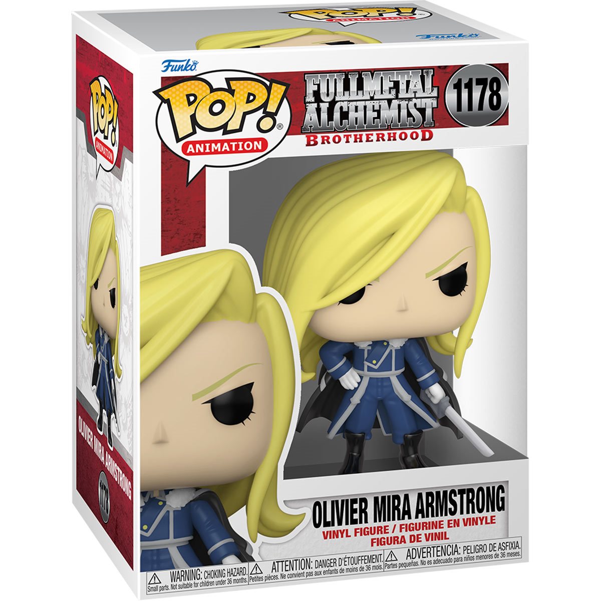 Fullmetal Alchemist: Brotherhood Olivier Mira Armstrong w/ Sword Funko Pop! #1178 Vinyl Figure