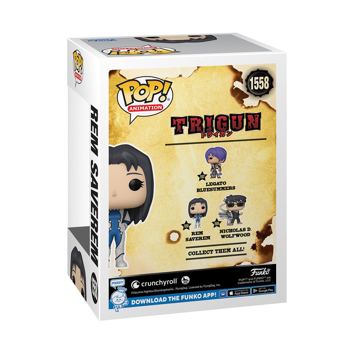 Trigun Rem Saverem Funko Pop! #1558 Vinyl Figure