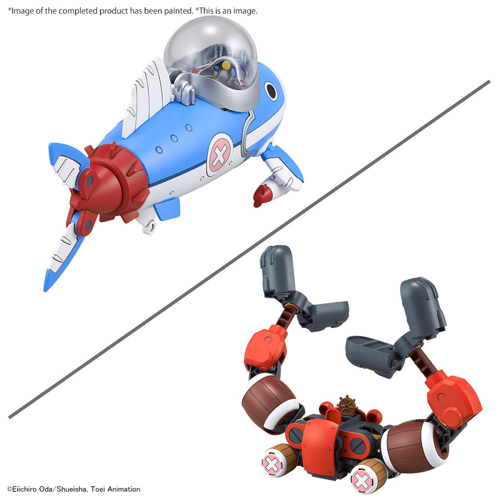One Piece Chopper Robot 3&5 Submarine & Crane Model Kit
