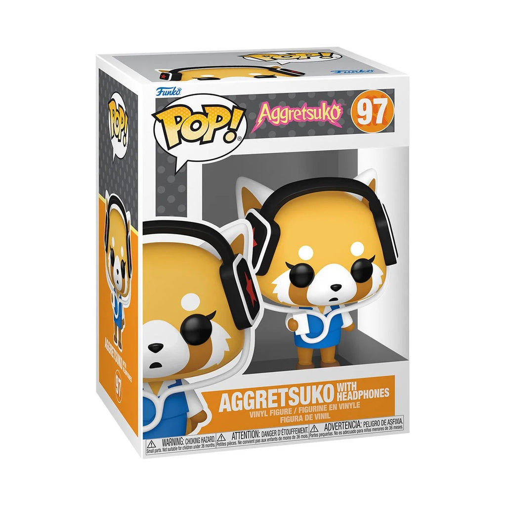 Sanrio Aggretsuko with Headphones Funko Pop! #97 Vinyl Figure