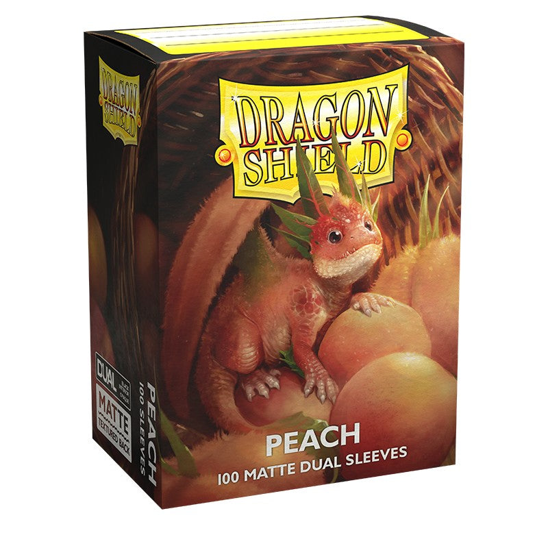 Dragon Shield Sleeves [Peach] Standard Matte Dual 100CT Sleeves
