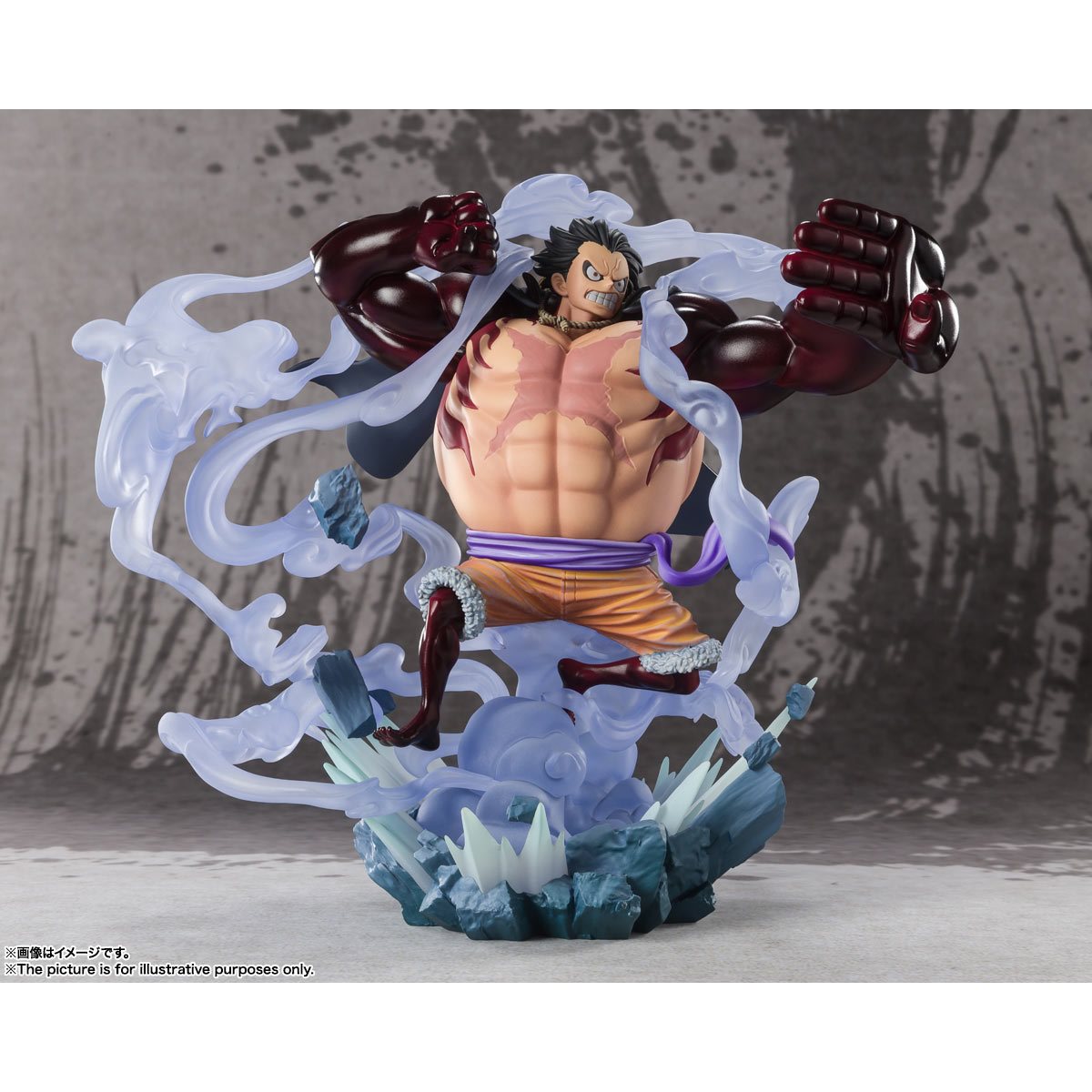 One Piece Monkey D. Luffy Gear4 Battle of Monsters on Onigashima FiguartsZERO Statue