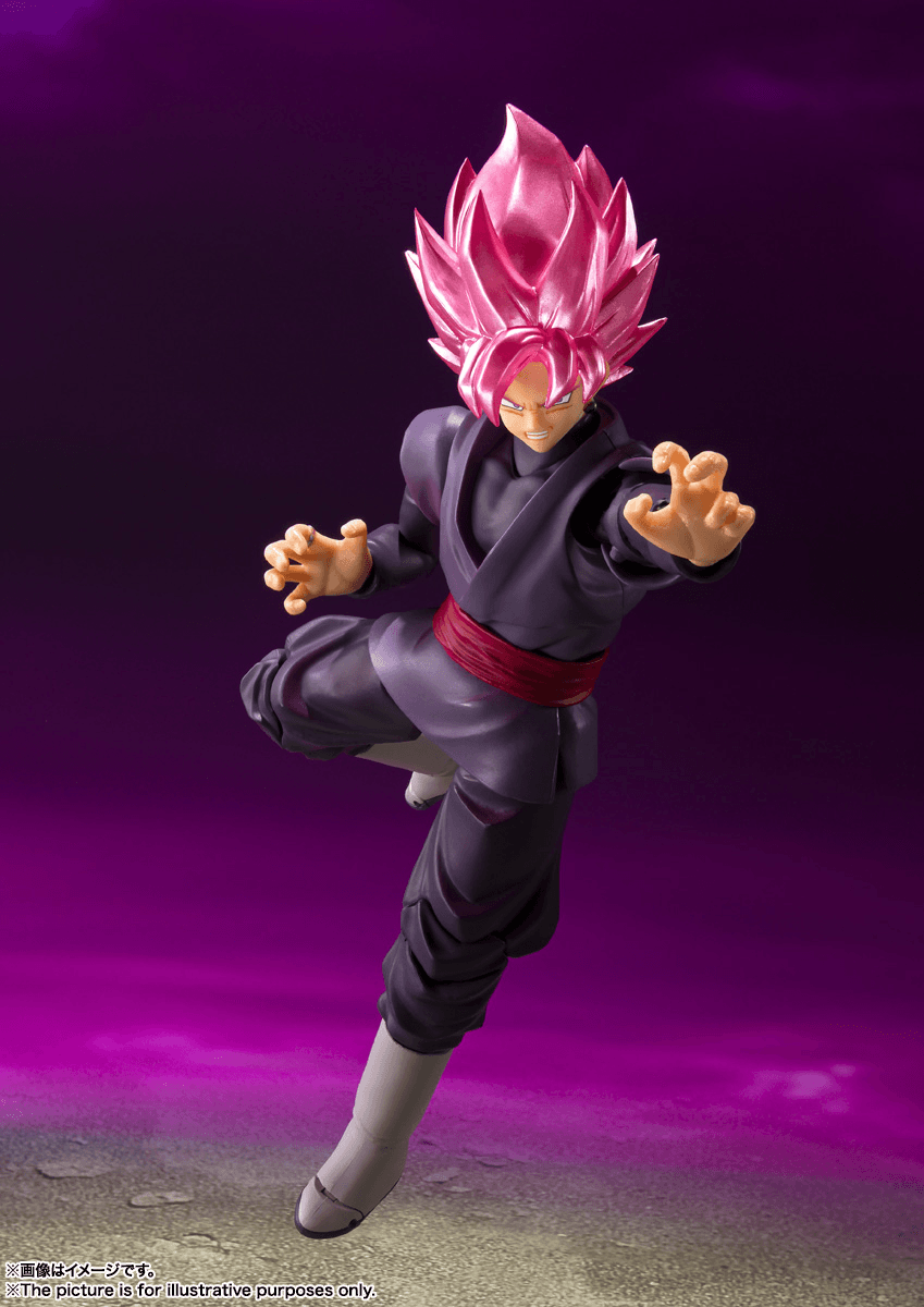 Dragon Ball Super Goku Black Super Saiyan Rose Tamashii Nations S.H. Figuarts Figure