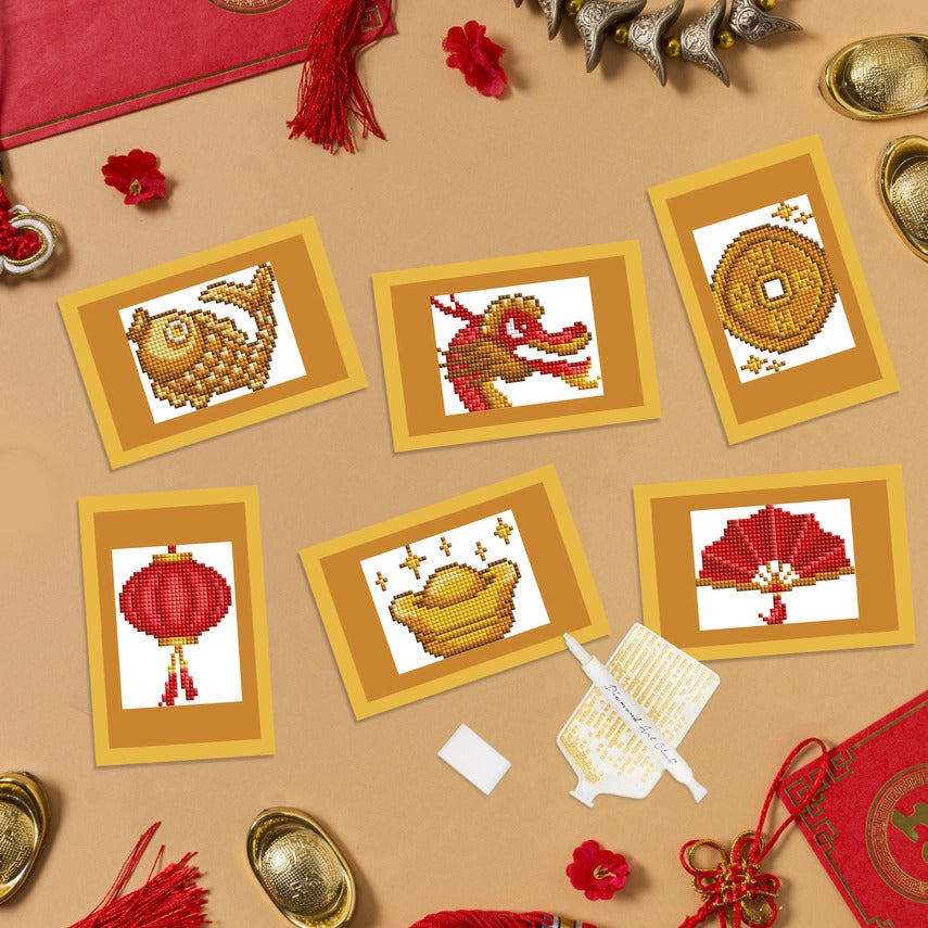 Diamond Art Club Mini Dazzles Lunar New Year Diamond Painting Kit