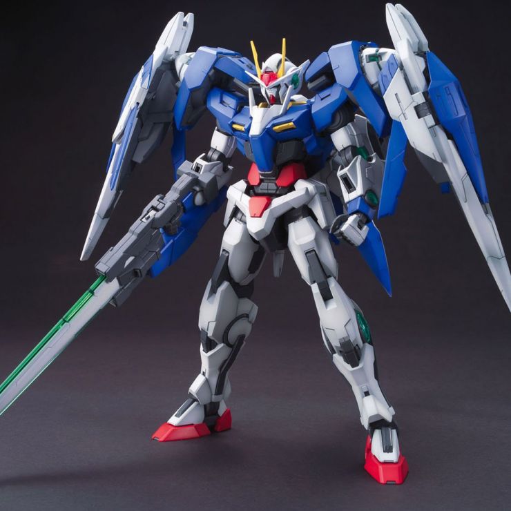 Gundam MG GN-0000 + GNR-010 00 Raiser 1/100 Scale Master Grade Model Kit