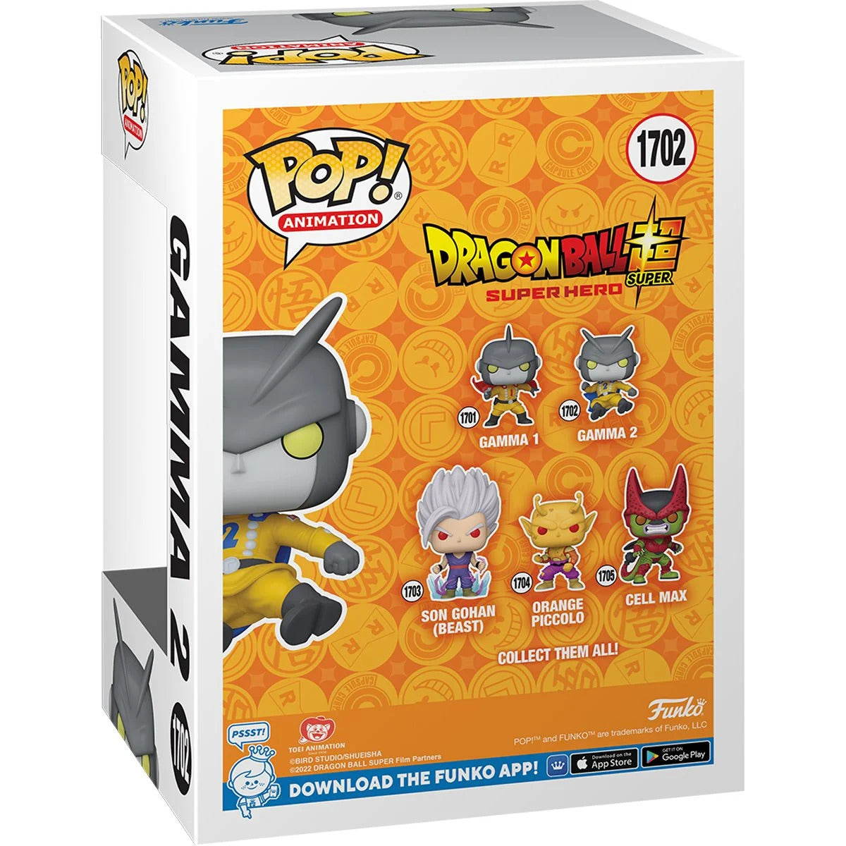 Dragon Ball Super: Super Hero Gamma 2 Funko Pop!  #1702 Vinyl Figure