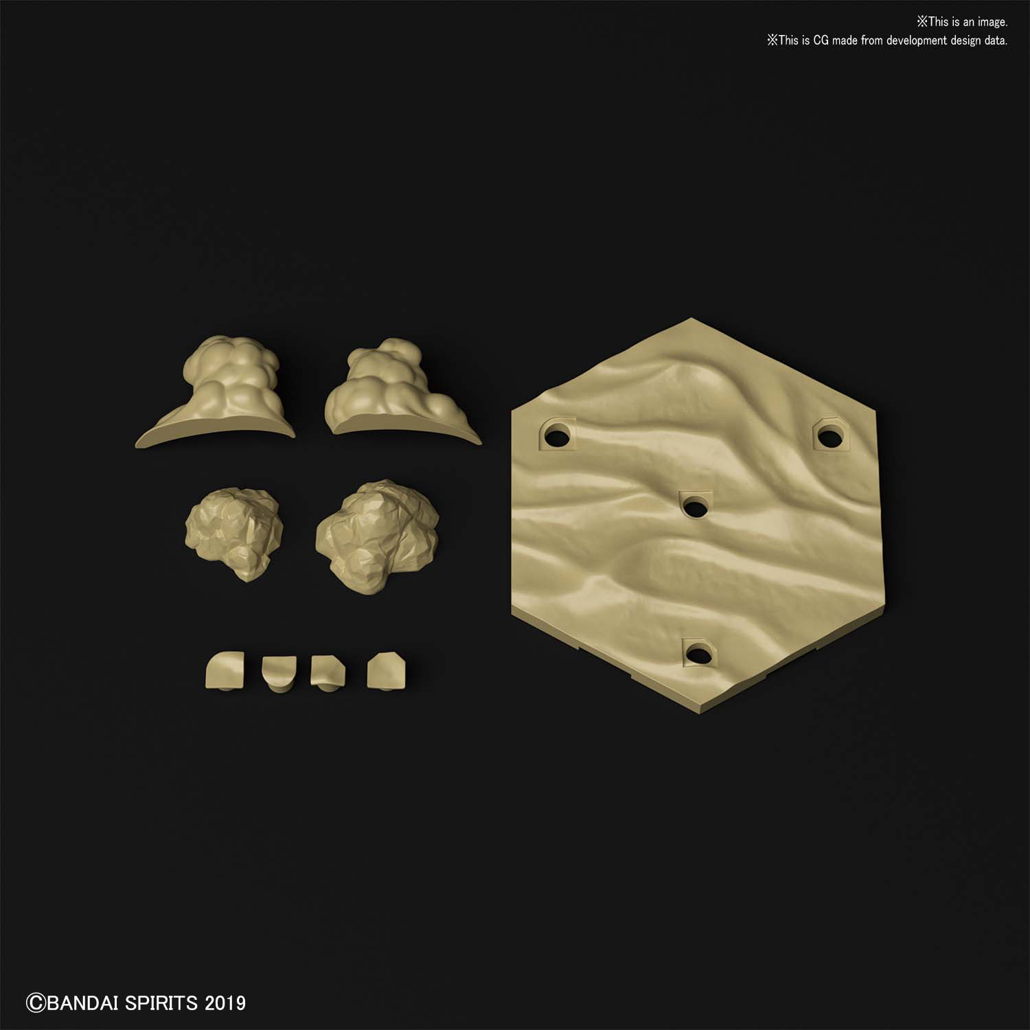 30 Minutes Label Customize Scene Base Desert Version Model Kit