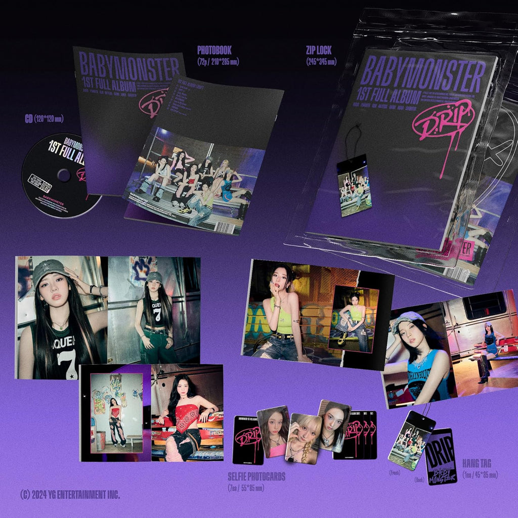 BABYMONSTER: [DRIP] 1st Full Album - ZIP LOCK Version
