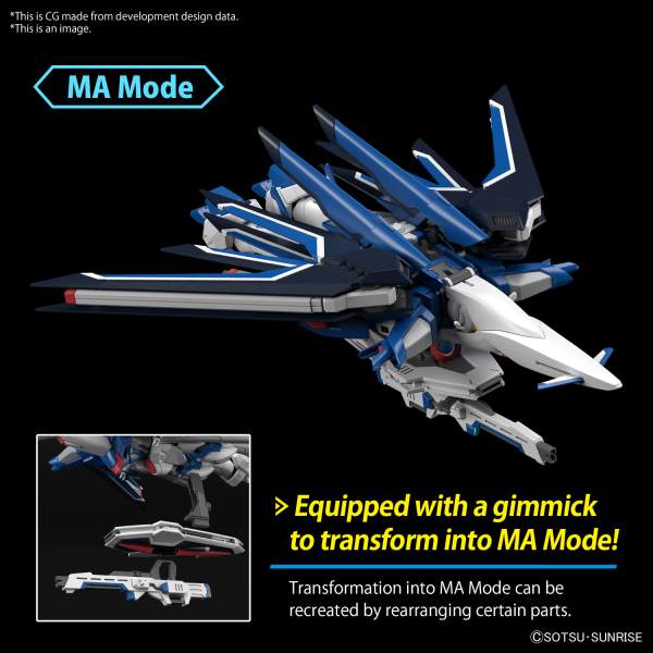 Gundam Seed Freedom HGCE #243 Rising Freedom Gundam 1/144 Scale Model Kit