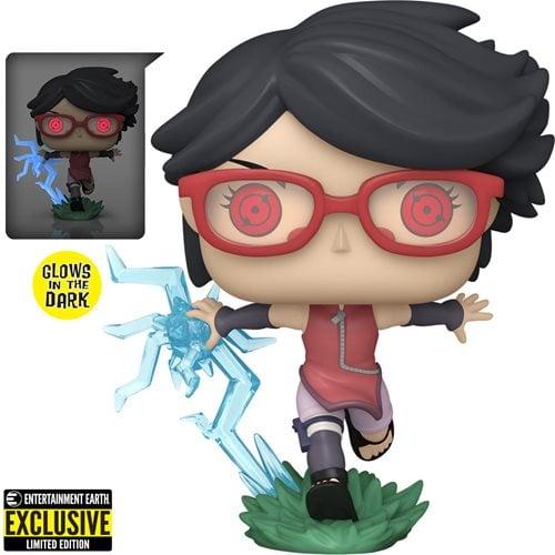 Boruto Sarada w/ Sharingan Funko Pop! #1358 [EE Exclusive] GITD Vinyl Figure