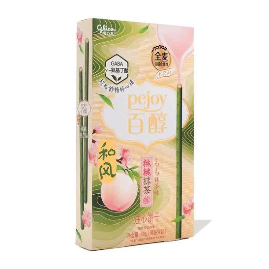 Glico Pejoy Mild Peach & Matcha Flavor 42g