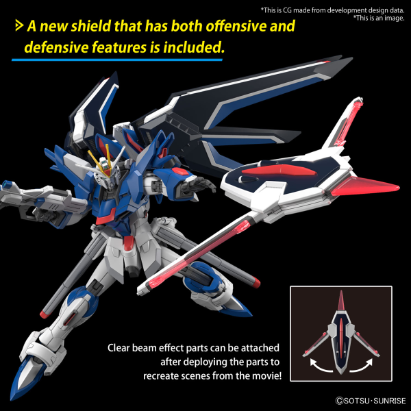 Gundam Seed Freedom HGCE #243 Rising Freedom Gundam 1/144 Scale Model Kit