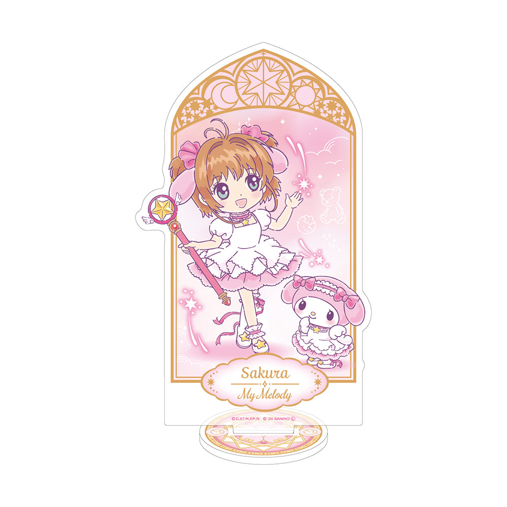 Cardcaptor Sakura x Sanrio Kinomoto Sakura & My Melody Hologram Acrylic Stand