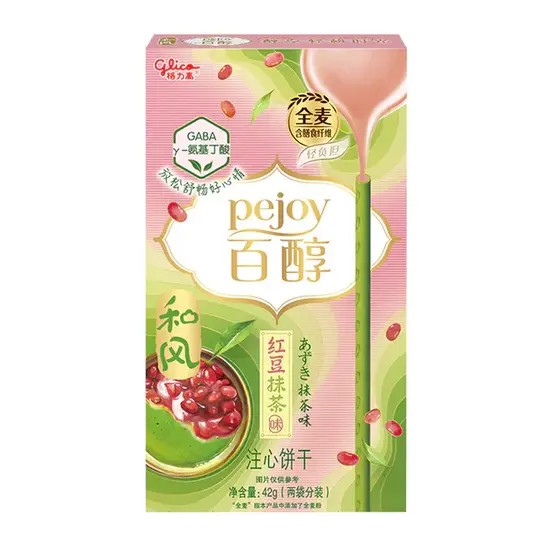 Glico Pejoy Mild Peach & Matcha Flavor 42g