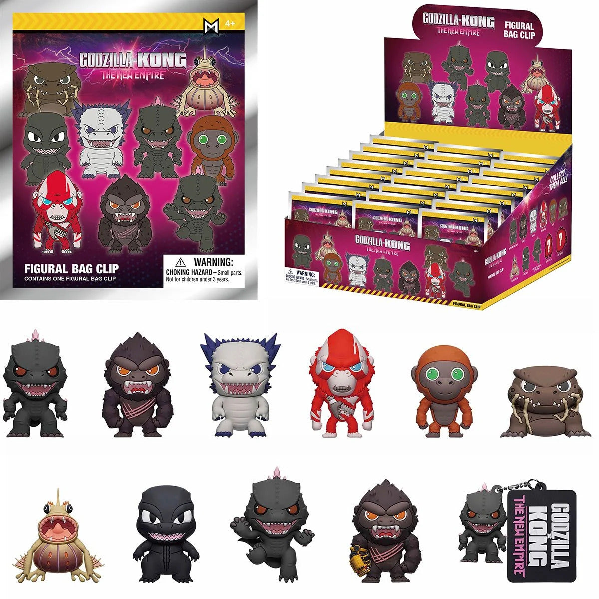 Godzilla x Kong: The New Empire 3D Foam Bag Clip Blind Bag [1 of 24]